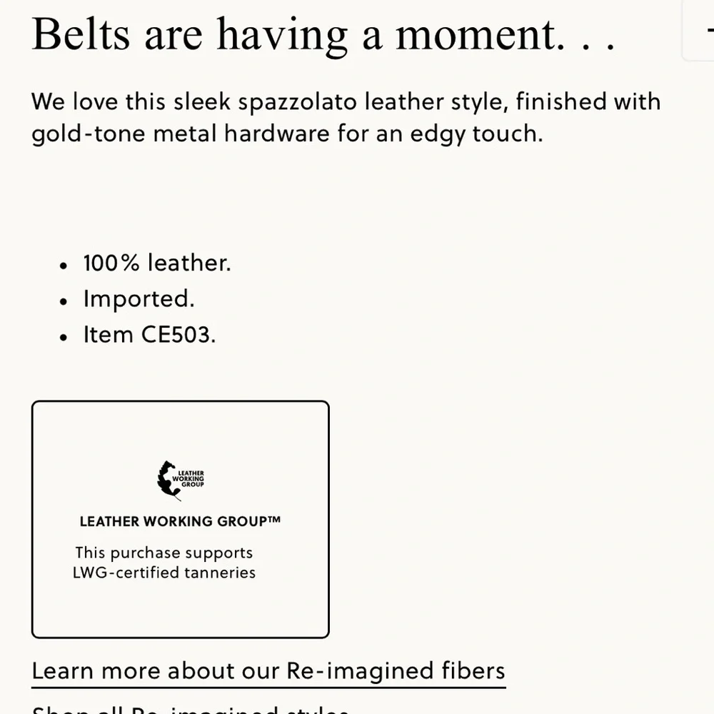 J. Crew Dark Brown Belt with Gold Buckle - Picture 4 of 16